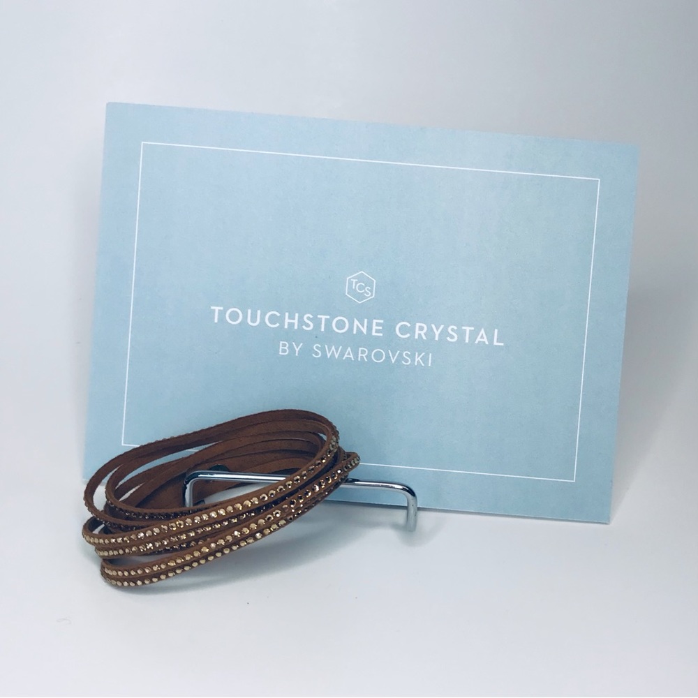 Touchstone Crystal : Wrap-Star Bracelet, Pecan || 8020